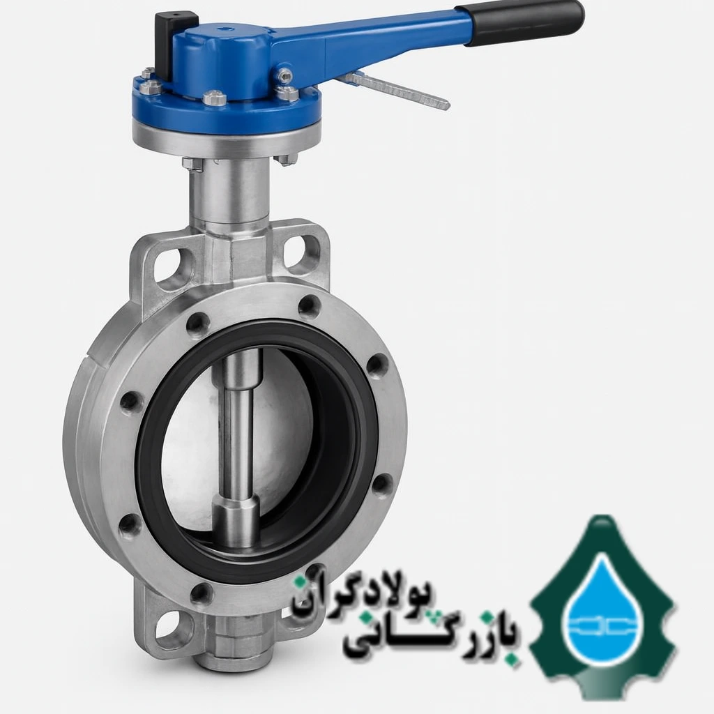 شیر پروانه ای فولادی