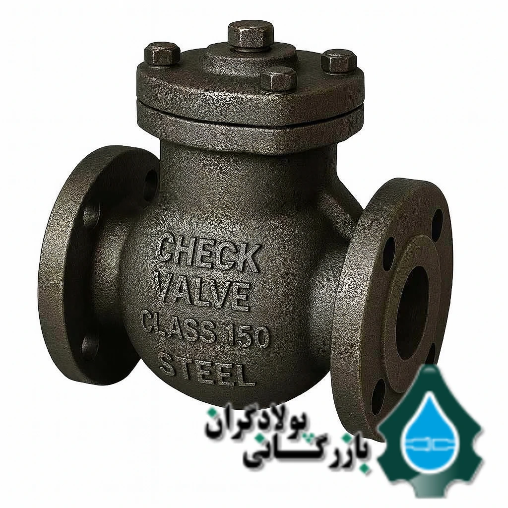 شیر یک طرفه فولادی